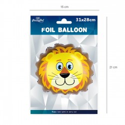 Balon foliowy Lew zwierzątka safari na powietrze - 2