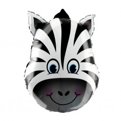 Balon foliowy Zebra zwierzęta safari na powietrze