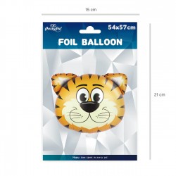 Balon foliowy Tygrys zwierzątka safari na hel - 2