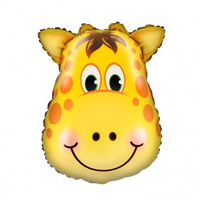 Balon foliowy Żyrafa zwierzęta safari na hel - 1