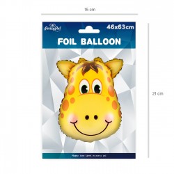 Balon foliowy Żyrafa zwierzęta safari na hel - 2