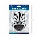 Balon foliowy Zebra zwierzątko safari na hel - 2