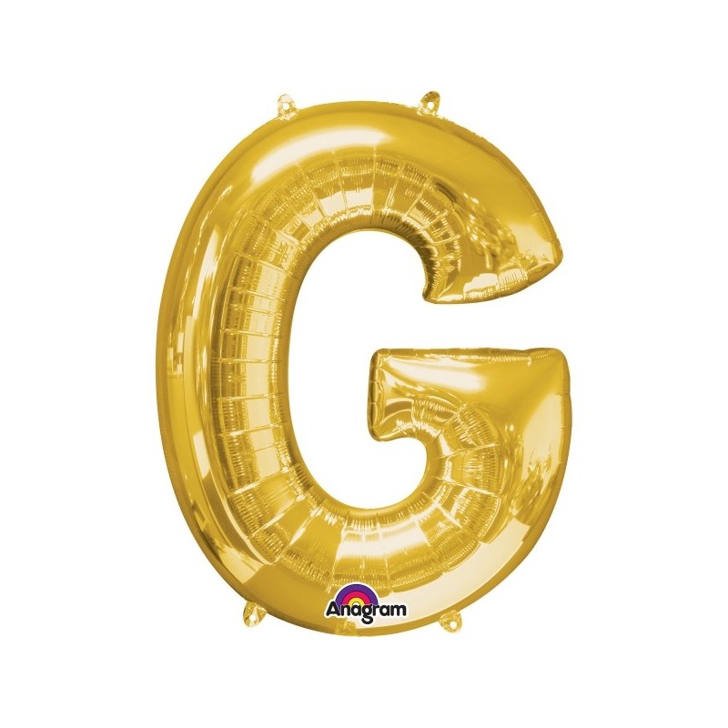 Balon foliowy 16 litera G złota - 1