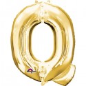Balon foliowy 16 litera Q złota - 1