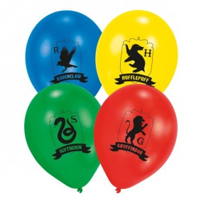 Balony lateksowe Harry Potter Hogwart 6szt ozdobne - 1