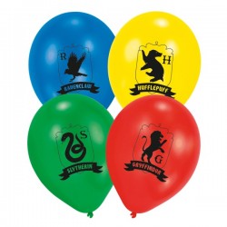 Balony lateksowe Harry Potter Hogwart 6szt ozdobne