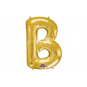 Balon foliowy 34 litera B złota - 1