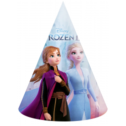 Czapeczka papierowa Frozen 2 z Anną i Elsą 6szt