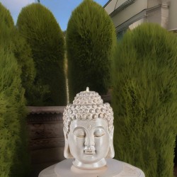 Fontanna Głowa Budda 45cm z podświetleniem ledowym - 4