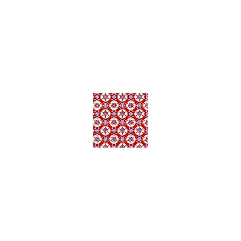 Serwetka czerwona X-mas Composition 25x25cm 20szt art. 82466 - 1