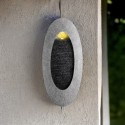 Fontanna owalna wisząca na ścianę LEDowa ogrodowa - 5