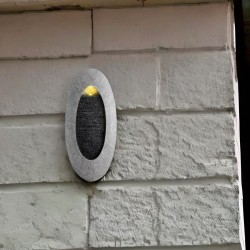 Fontanna owalna wisząca na ścianę LEDowa ogrodowa - 7