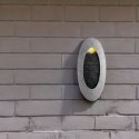 Fontanna owalna wisząca na ścianę LEDowa ogrodowa - 8