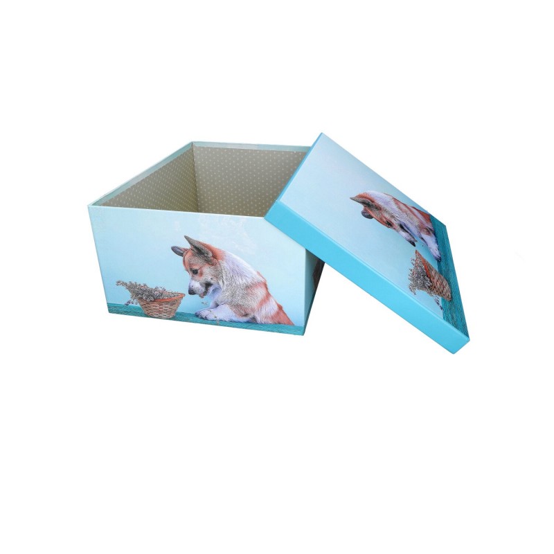 Pudełko ozdobne pies 35x27x15,5cm