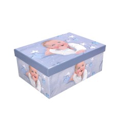 Pudełko ozdobne z nadrukiem dziecka 25x18x10,5cm