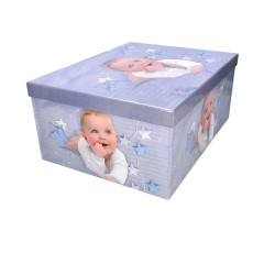Pudełko ozdobne z nadrukiem dziecka 37,5x29x16cm