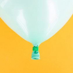 Klipsy do zamykania balonów białe 100szt zaciski - 2
