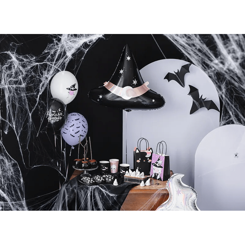 Sztuczna pajęczyna halloween biała dekoracyjna - 6