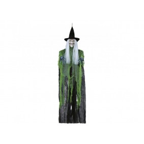 Czarownica wisząca zielona wiedźma halloween - 1