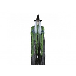 Czarownica wisząca zielona wiedźma halloween