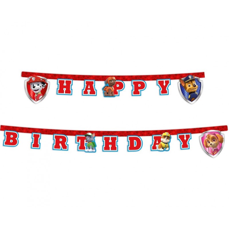 Baner urodzinowy girlanda Psi Patrol dekoracja 2m - 1