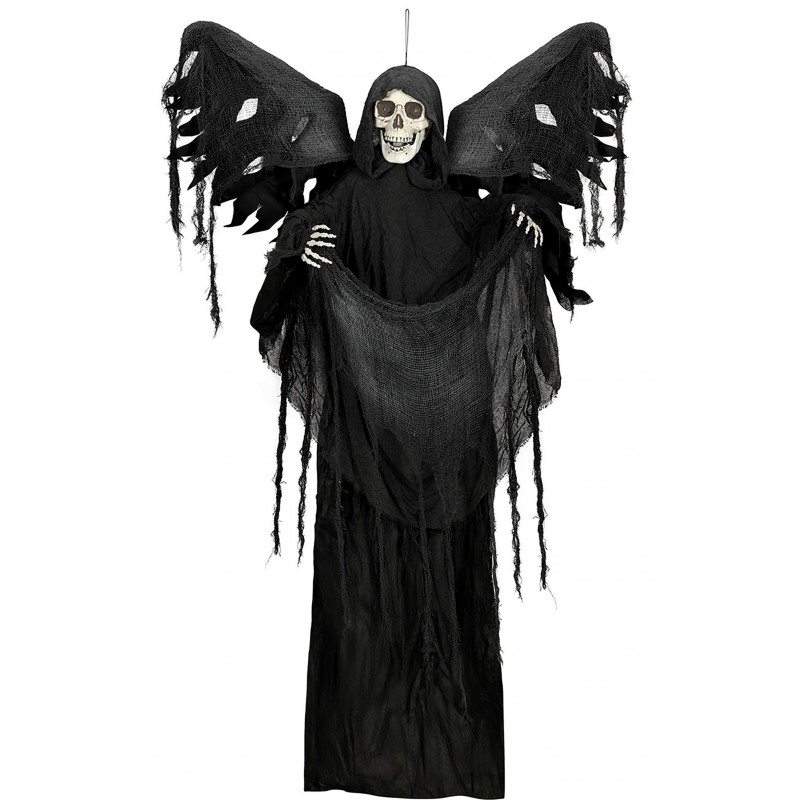 Szkielet ze skrzydłami interaktywny halloween - 1