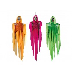 Szkielet kościotrup kolorowy wiszący halloween - 1