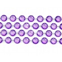 Girlanda kryształowa fioletowa dekoracja ozdoba 1m - 1