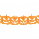 Girlanda papierowa halloween dynie pomarańczowa - 1