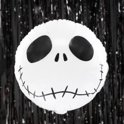 Balon foliowy czaszka uśmiechnięta halloween - 2