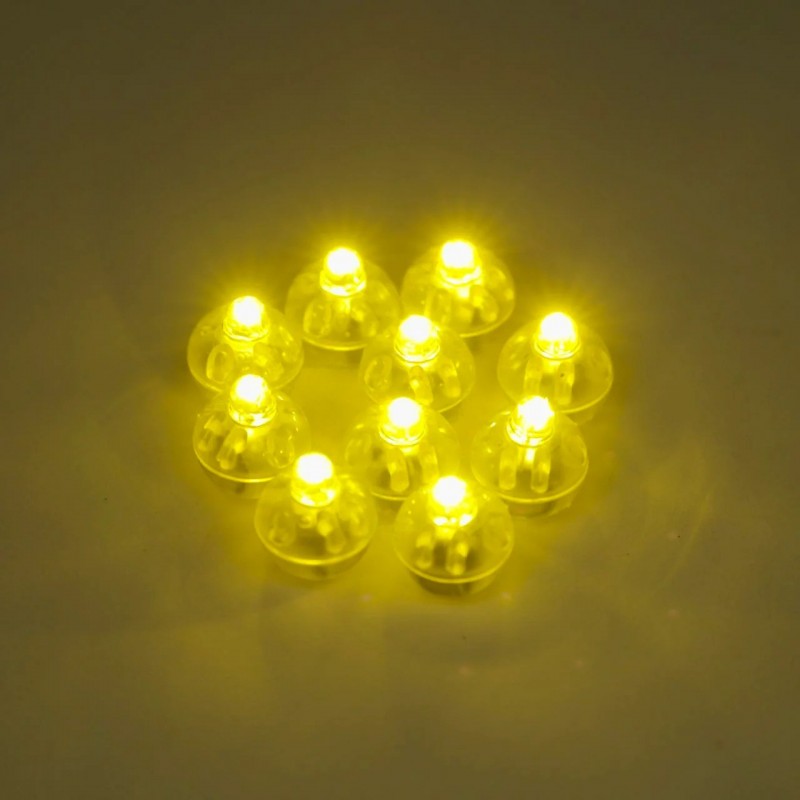 Diody LED biały ciepły do balonów 1,3x1,5 cm 10szt - 4