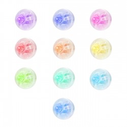 Dioda LED kolor mix do balonów 1,3x1,5 cm 10szt - 1