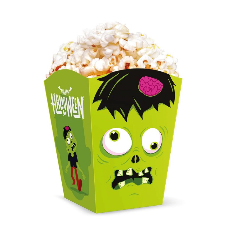 Pudełka na popcorn halloween monsters potwory - 3