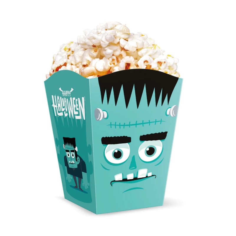 Pudełka na popcorn halloween monsters potwory - 4