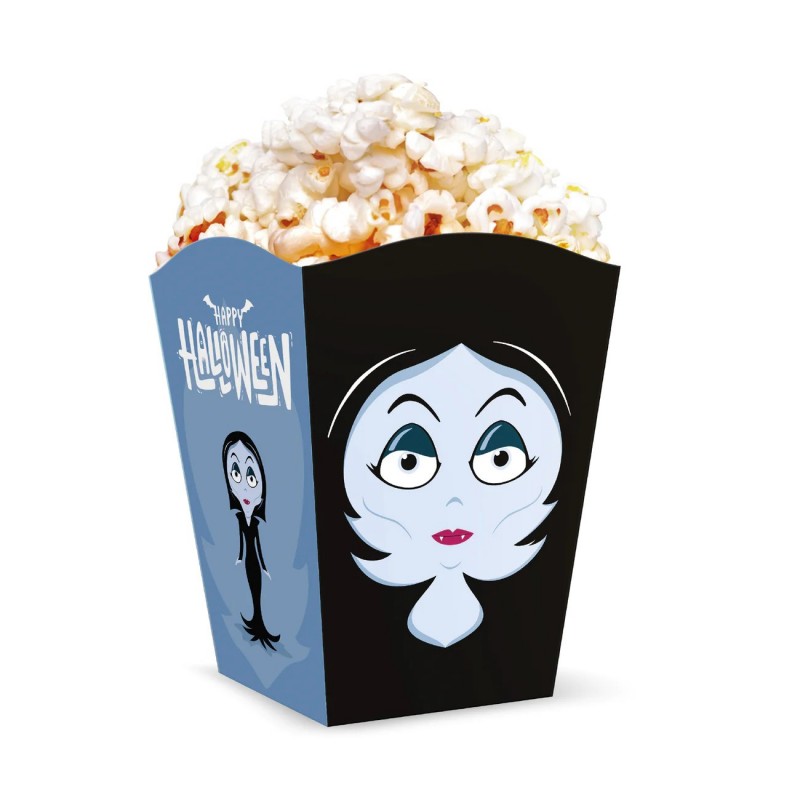 Pudełka na popcorn halloween monsters potwory - 8