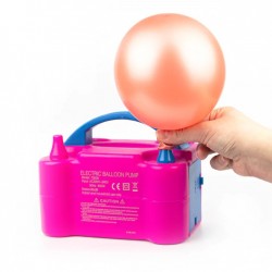 Szybka pompka elektryczna do balonów 2-dysze - 1