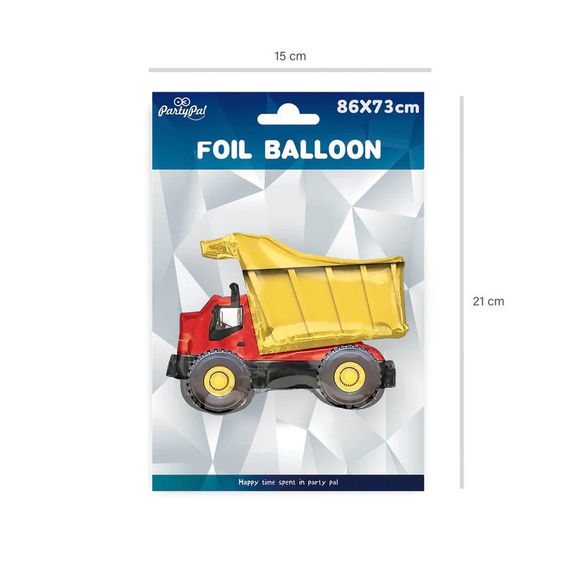 Balon foliowy ciężarówka budowa wywrotka na hel - 2