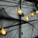 Girlanda świetlna LED białe duszki halloweenowe - 3