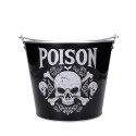 Kubełek metalowy "Poison"na napoje 19x23cm
