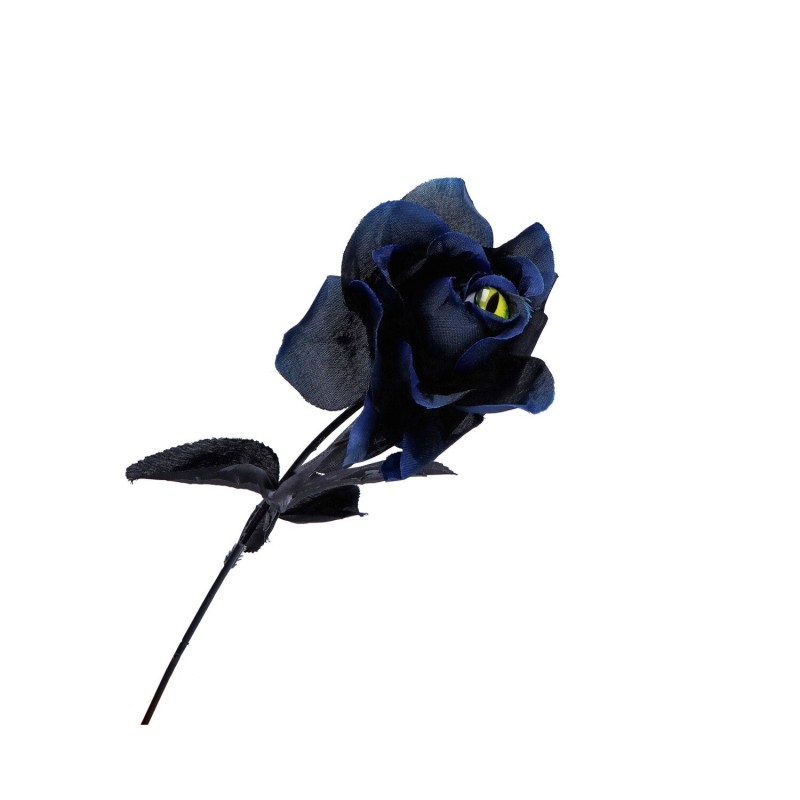Róża niebiesko czarna z kocim okiem 42cm