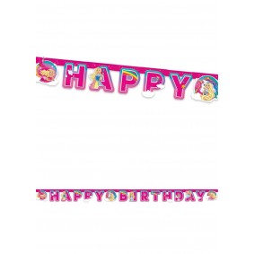 Girlanda Barbie Dreamtopia Happy Birthday urodziny - 1