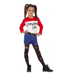 Strój dla dzieci Niebezpieczna postać Harley Quinn - 1