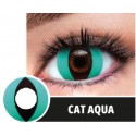 Soczewki jednodniowe kolorowe kontaktowe Cat Aqua - 1