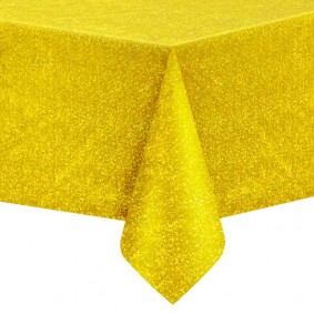 Obrus na stół holograficzny złoty wodoodporny - 2