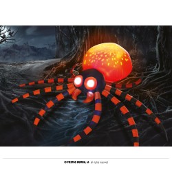 Dmuchany pająk dekoracja Halloween 180x120 cm - 2