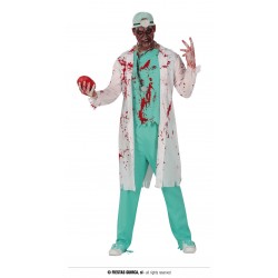 Strój dla dorosłych Lekarz Zombie Halloween M - 1