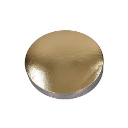 Podkład pod tort złoty okrągły gładki 30cm 100szt