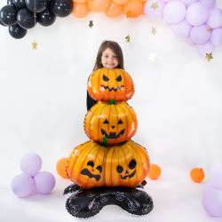 Balon foliowy Dynie Halloween stojący duży 106 cm - 2