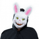 Maska Halloween Królik straszny morderca LED 32cm - 1
