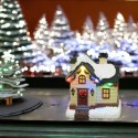 Miasteczko świąteczne zimowe micro LED domki 10cm - 7